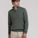 JERSEY TRENZADO MEDIA CREMALLERA