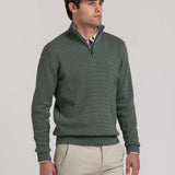 JERSEY TRENZADO MEDIA CREMALLERA