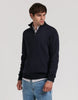 Half-Zip Braided Sweater