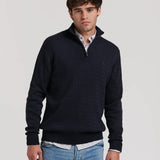 JERSEY TRENZADO MEDIA CREMALLERA