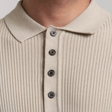 JERSEY CUELLO POLO TEJIDO CANALE