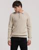 Ribbed Knit Polo Neck Sweater