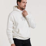 BASEBALL EMBROIDERED HOODED SWEATSHIRT