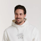 BASEBALL EMBROIDERED HOODED SWEATSHIRT