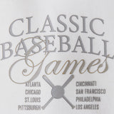 BASEBALL EMBROIDERED HOODED SWEATSHIRT