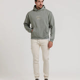 BASEBALL EMBROIDERED HOODED SWEATSHIRT