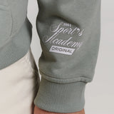 BASEBALL EMBROIDERED HOODED SWEATSHIRT