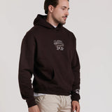 BASEBALL EMBROIDERED HOODED SWEATSHIRT
