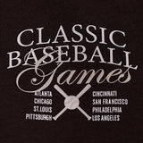 BASEBALL EMBROIDERED HOODED SWEATSHIRT