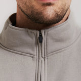 Half-zip sweatshirt with panels