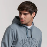 CLUB EMBROIDERED HOODED SWEATSHIRT