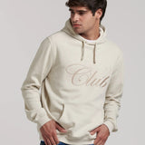 CLUB EMBROIDERED HOODED SWEATSHIRT