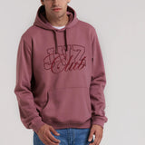 CLUB EMBROIDERED HOODED SWEATSHIRT