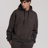 BASIC HOODED SWEATSHIRT WITH POCKETS