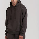 BASIC HOODED SWEATSHIRT WITH POCKETS