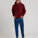 BASIC HOODED SWEATSHIRT WITH POCKETS