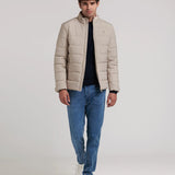 CAZADORA ACOLCHADA ACABADO ENCERADO