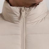 CAZADORA ACOLCHADA ACABADO ENCERADO