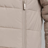 CAZADORA ACOLCHADA ACABADO ENCERADO