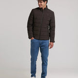 CAZADORA ACOLCHADA ACABADO ENCERADO