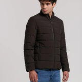 CAZADORA ACOLCHADA ACABADO ENCERADO