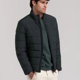 CAZADORA ACOLCHADA ACABADO ENCERADO