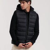 CHALECO SIN MANGAS ACOLCHADO CAPUCHA