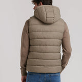 CHALECO SIN MANGAS ACOLCHADO CAPUCHA