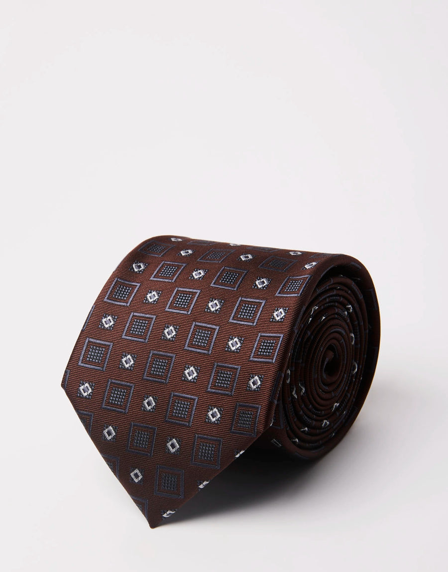 CORBATA ESTAMPADO GEOMETRICO
