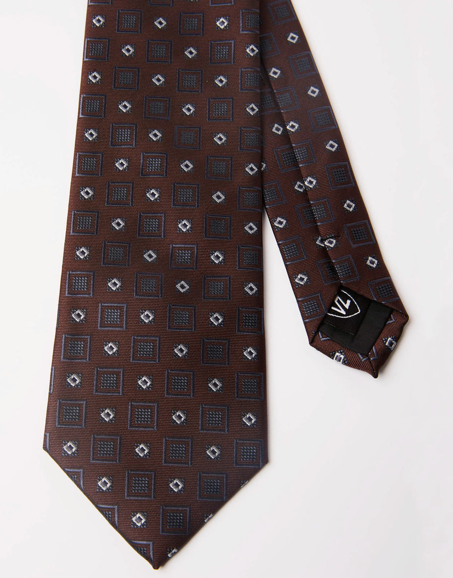 CORBATA ESTAMPADO GEOMETRICO