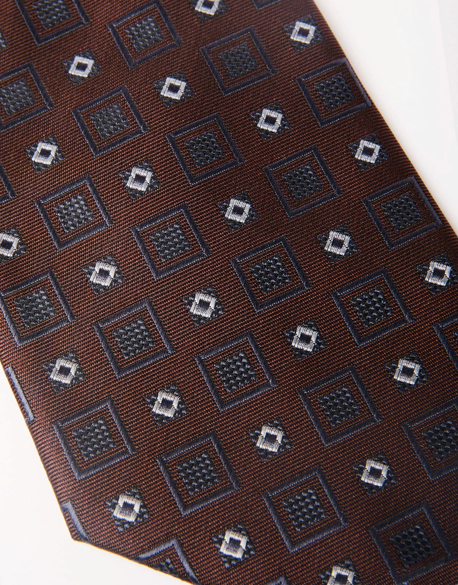 CORBATA ESTAMPADO GEOMETRICO