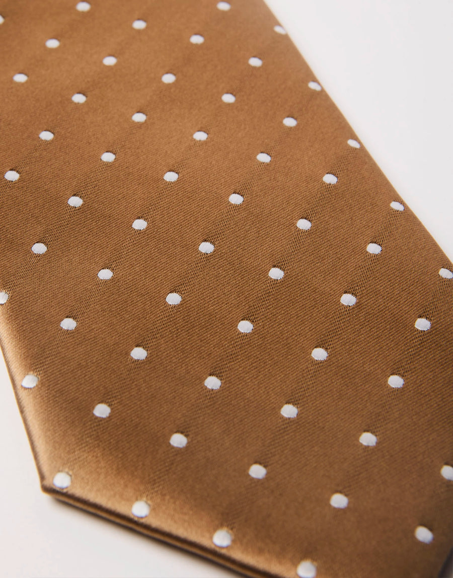 CORBATA ESTAMPADO LUNARES