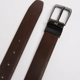 CINTURON VESTIR TEXTURA REVERSIBLE