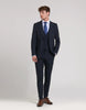 REGULAR FIT SUIT TROUSERS WITH BELTS