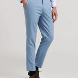 PANTALON TRAJE MEZCLILLA HEBILLAS TAPPERED FIT