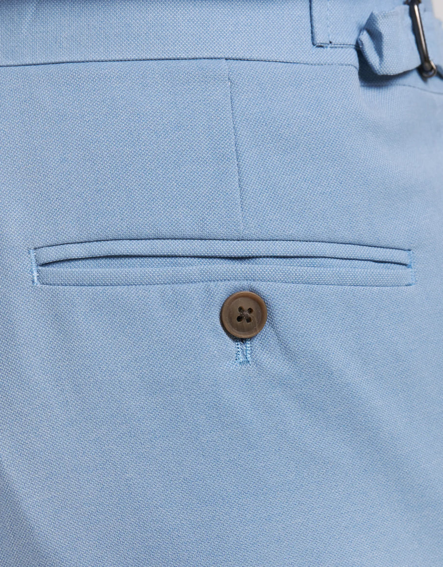 PANTALON TRAJE MEZCLILLA HEBILLAS TAPPERED FIT