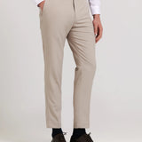 PANTALON TRAJE MEZCLILLA HEBILLAS TAPPERED FIT