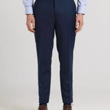 PANTALON TRAJE MEZCLILLA HEBILLAS TAPPERED FIT