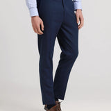 PANTALON TRAJE MEZCLILLA HEBILLAS TAPPERED FIT