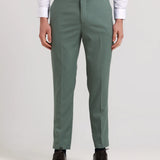 PANTALON TRAJE MEZCLILLA HEBILLAS TAPPERED FIT