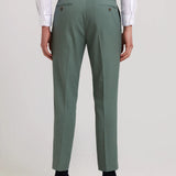 PANTALON TRAJE MEZCLILLA HEBILLAS TAPPERED FIT