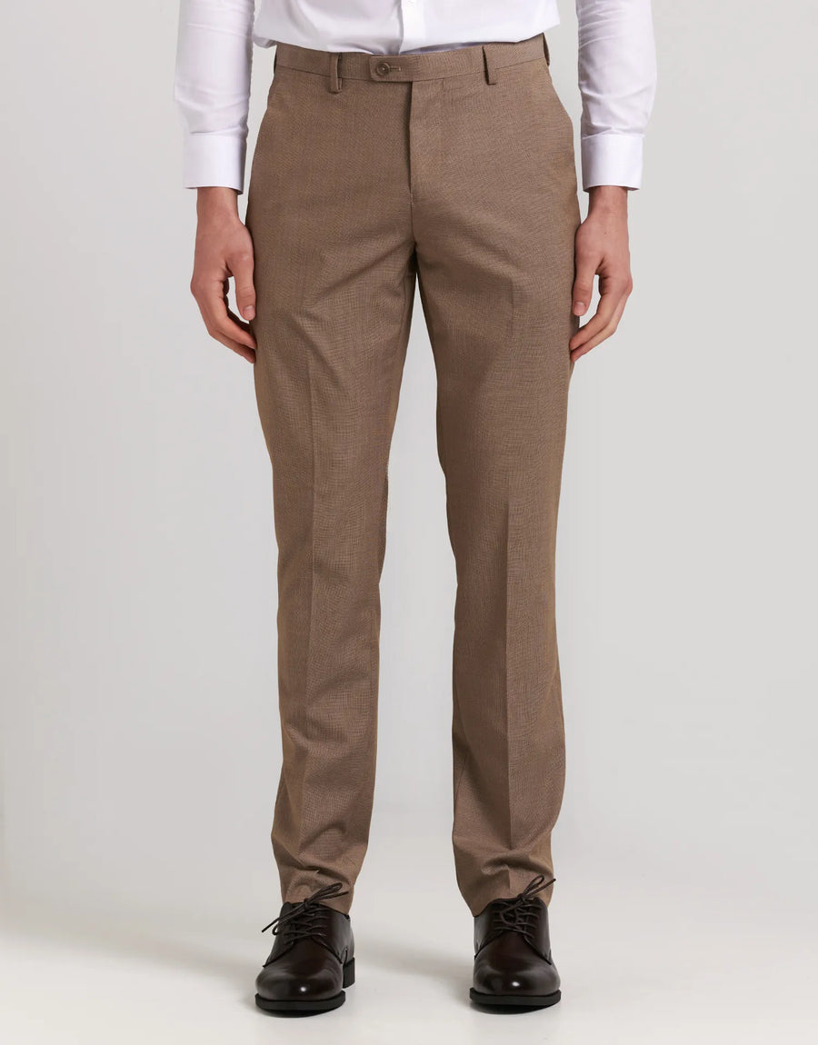PARROT EYE PATTERN SUIT TROUSERS REGULAR FIT