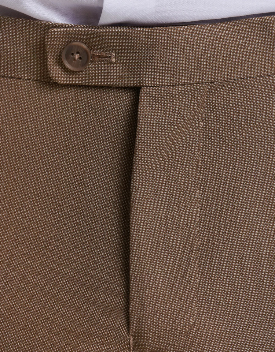 PARROT EYE PATTERN SUIT TROUSERS REGULAR FIT