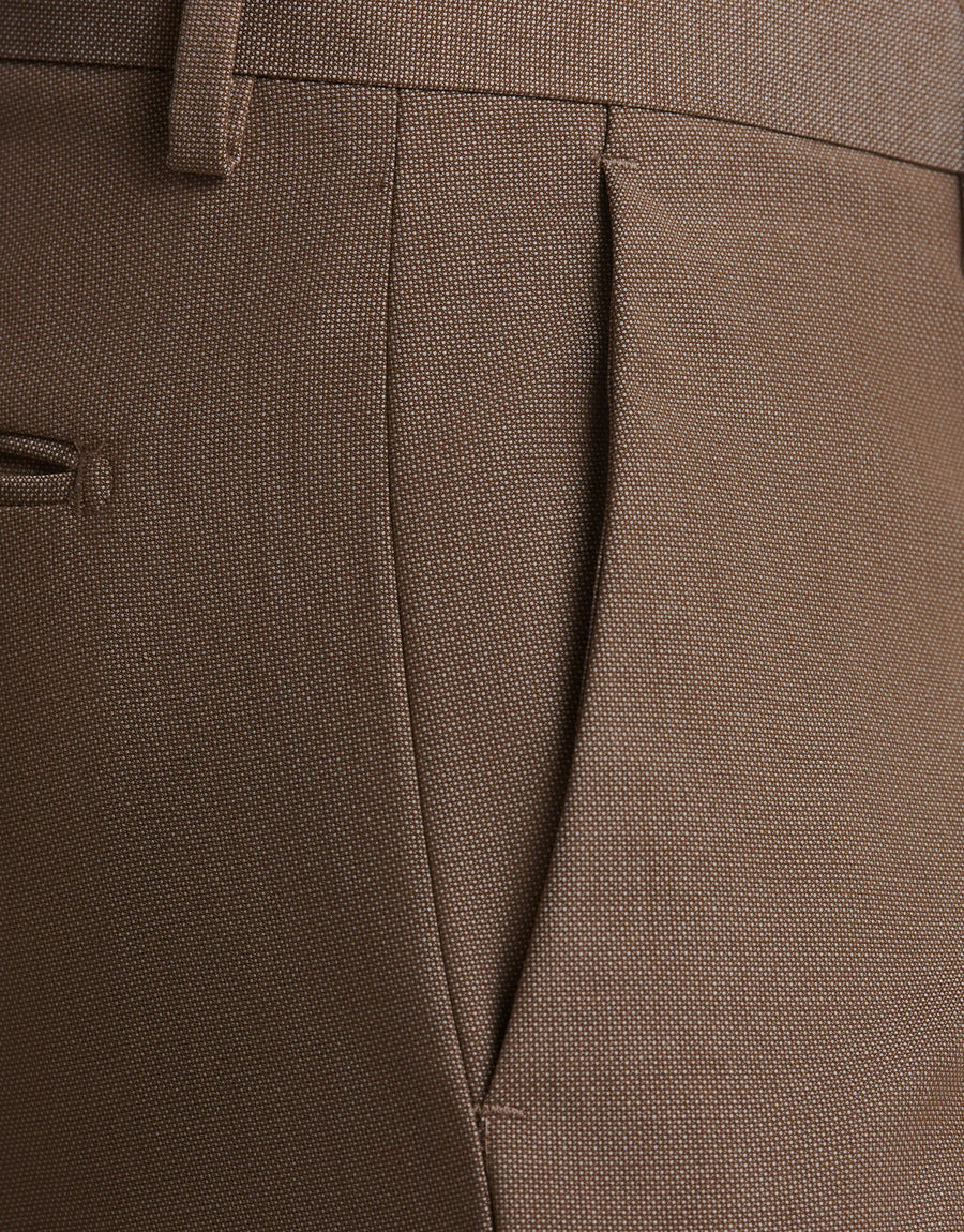 PARROT EYE PATTERN SUIT TROUSERS REGULAR FIT