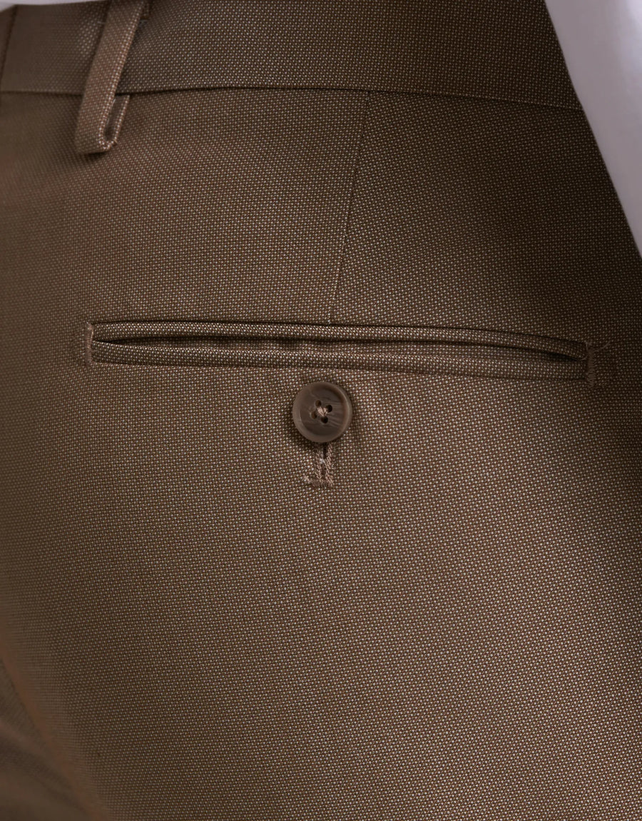 PARROT EYE PATTERN SUIT TROUSERS REGULAR FIT
