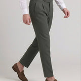 CALÇAS DE FATO DE LINHO