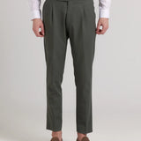 CALÇAS DE FATO DE LINHO