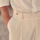LINEN SUIT PANTS