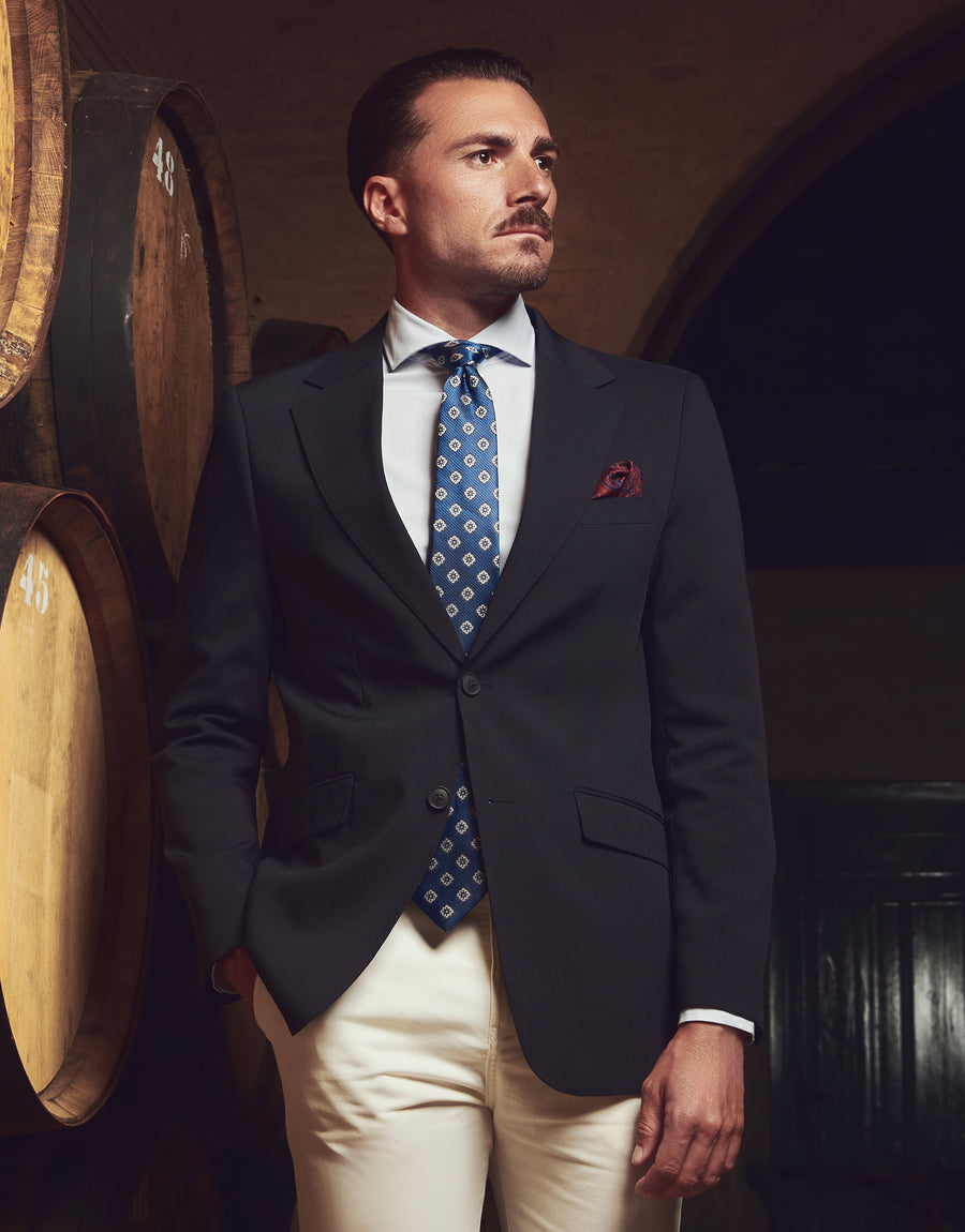 AMERICANA TRAJE BASIC ENTALLADO