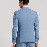 AMERICANA TRAJE CRUZADO MEZCLILLA